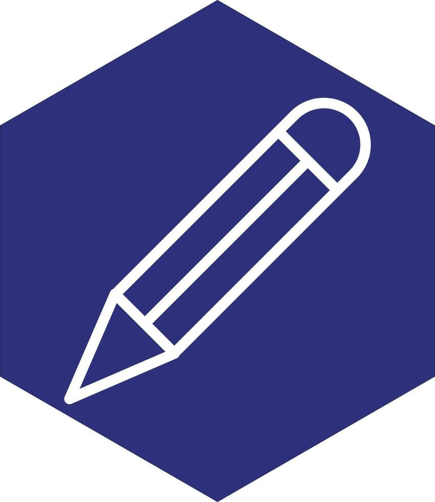 Bleistift-Vektor-Icon-Design vektor