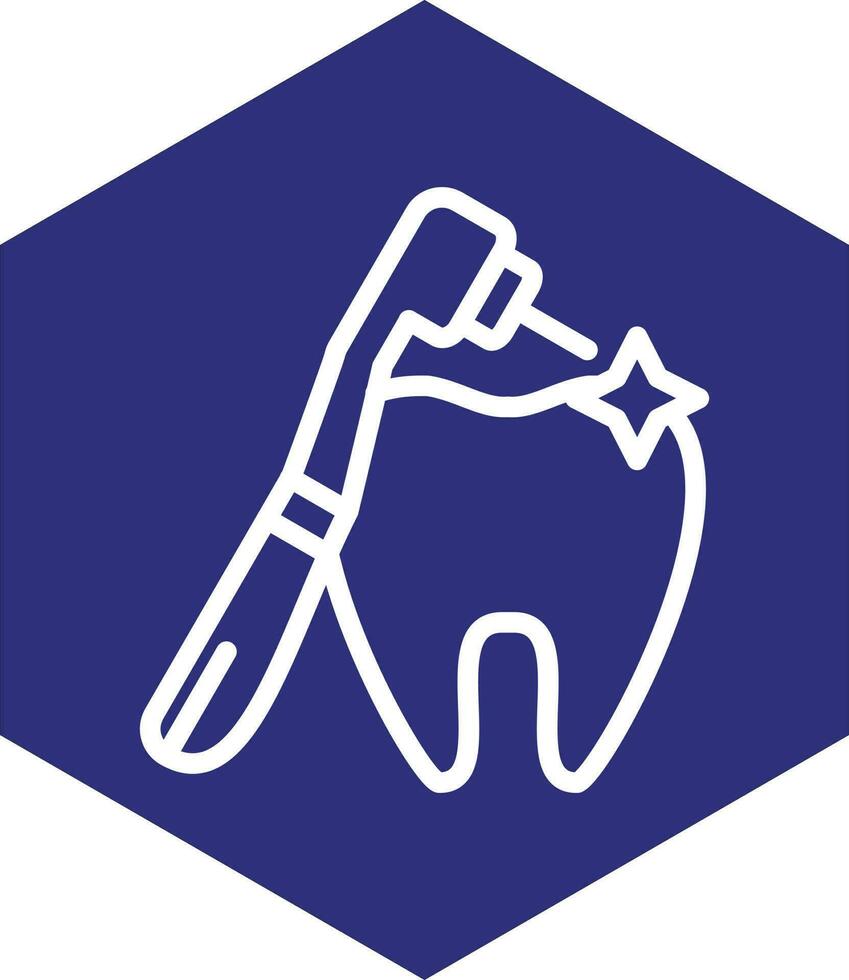 dental rengöring vektor ikon design