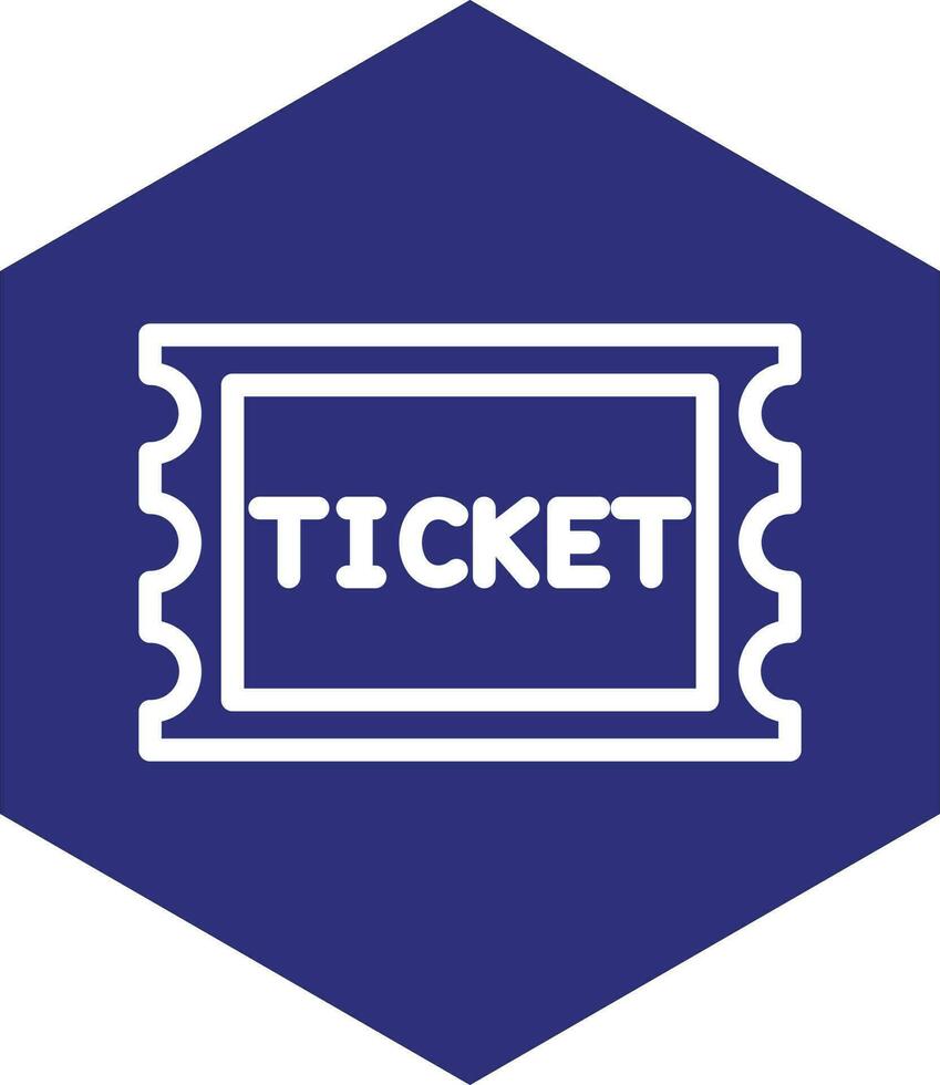 Ticket-Vektor-Icon-Design vektor