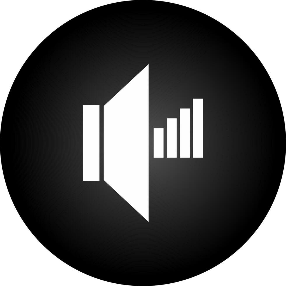 Vektorsymbol für Audio mit hoher Lautstärke vektor