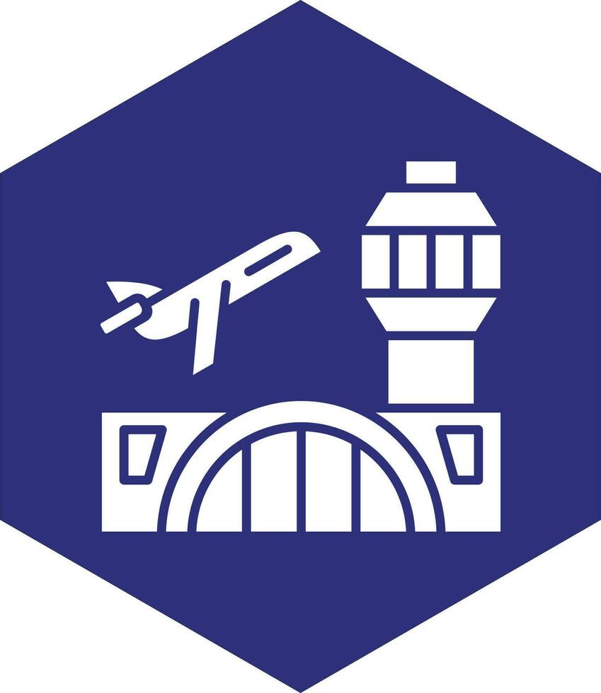 flygplats vektor ikon design