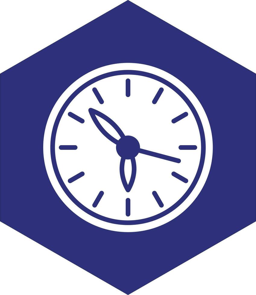 Uhr-Vektor-Icon-Design vektor