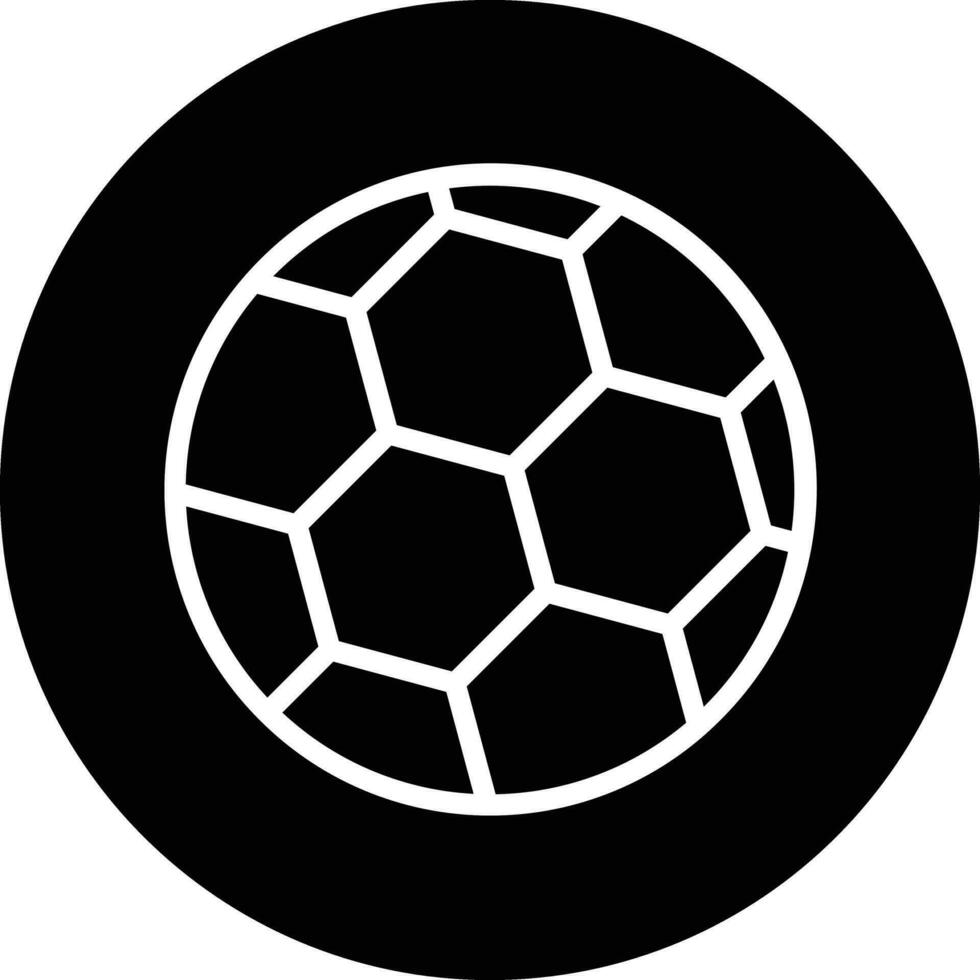 Fußball-Vektor-Icon-Design vektor