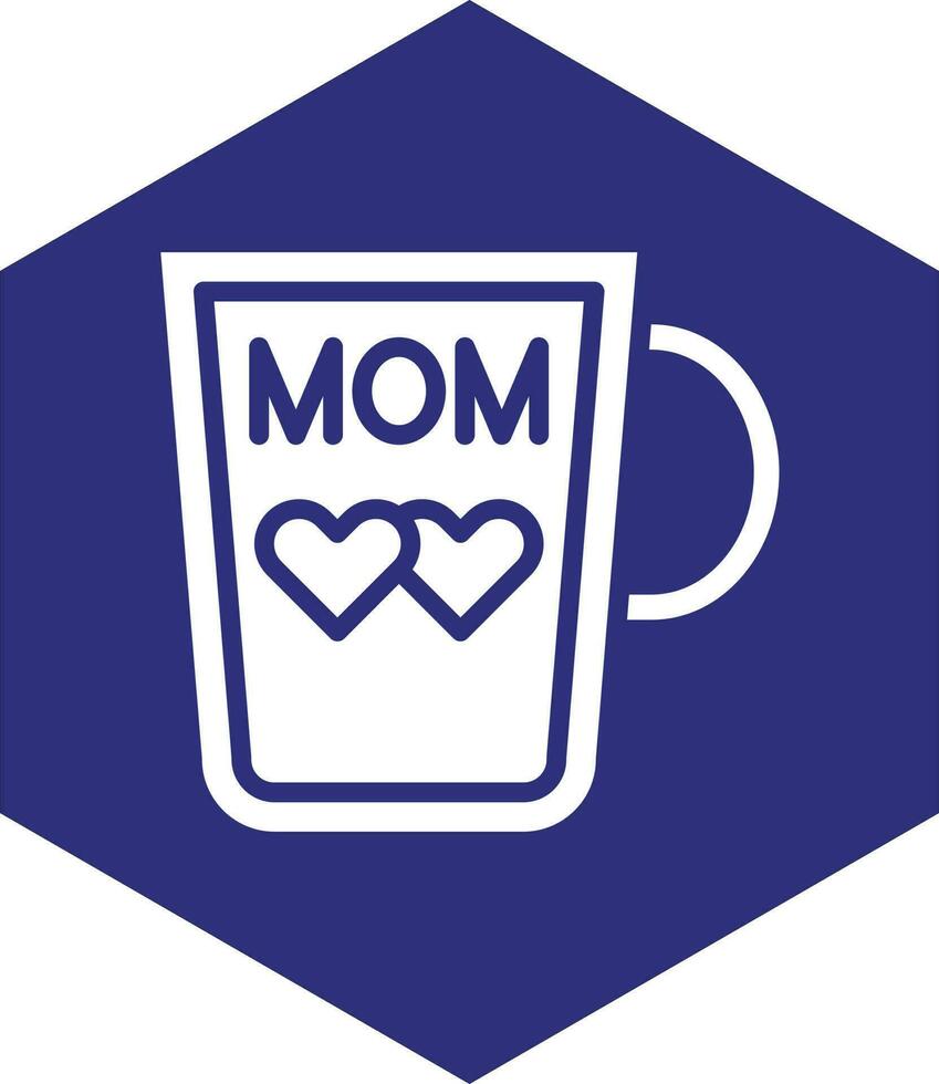 Mama Becher Vektor Symbol Design