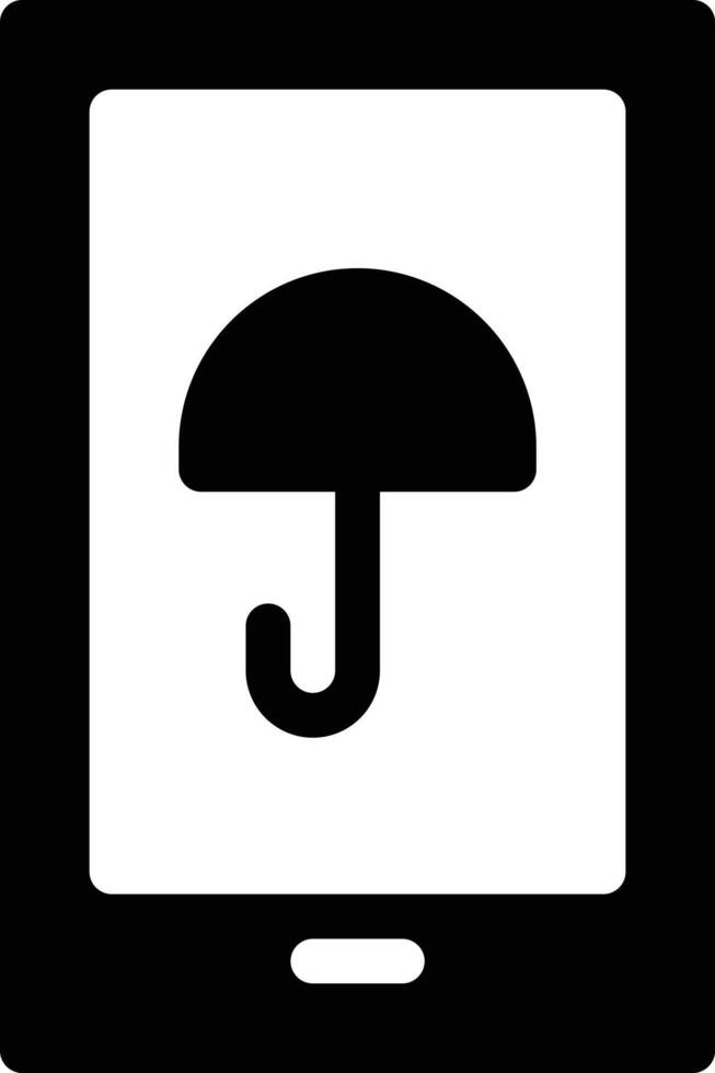 regenschirmvektorillustration auf einem hintergrund. hochwertige symbole. vektorikonen für konzept und grafikdesign. vektor