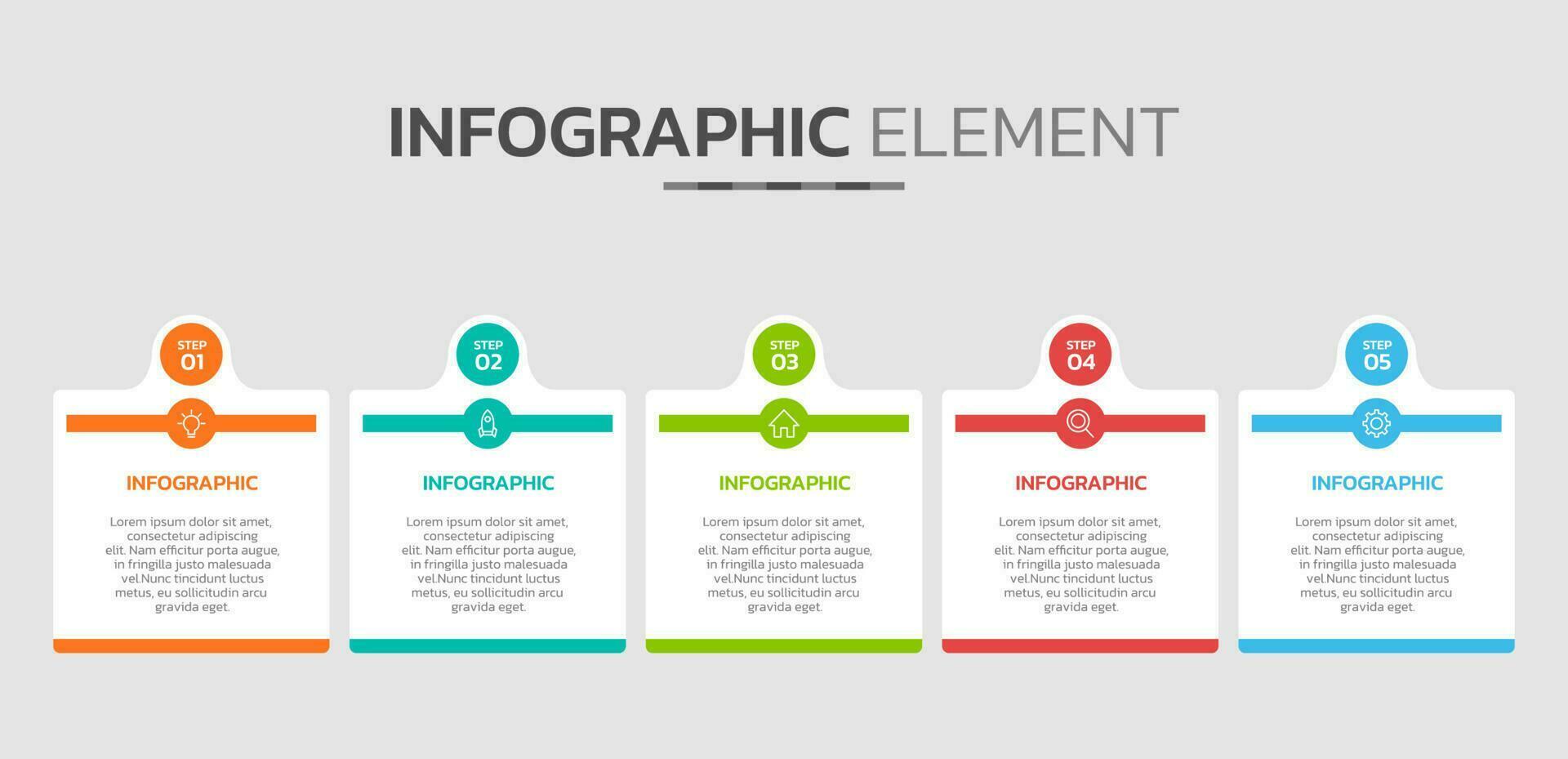 kreativ infographic design mall vektor