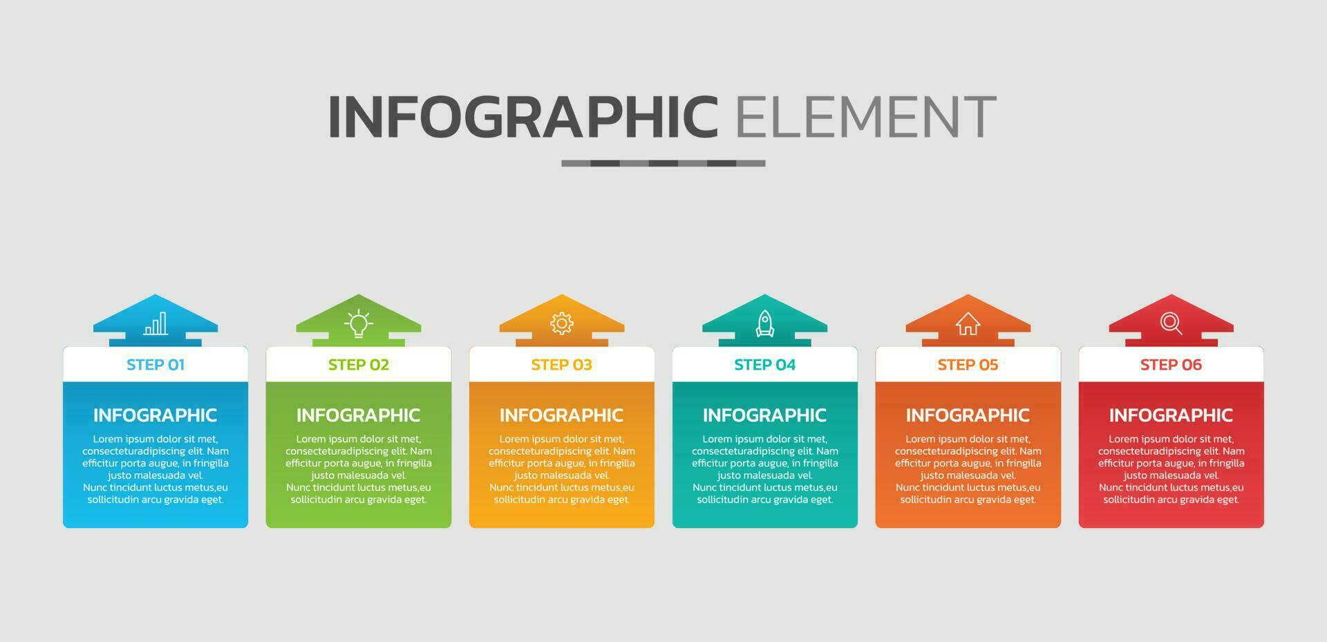 kreativ infographic design mall vektor