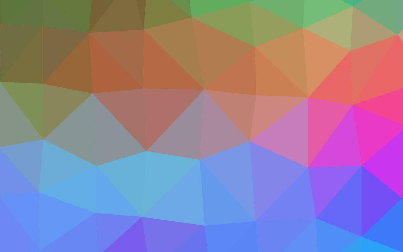 helles mehrfarbiges, abstraktes Layout des Regenbogenvektorpolygons. vektor