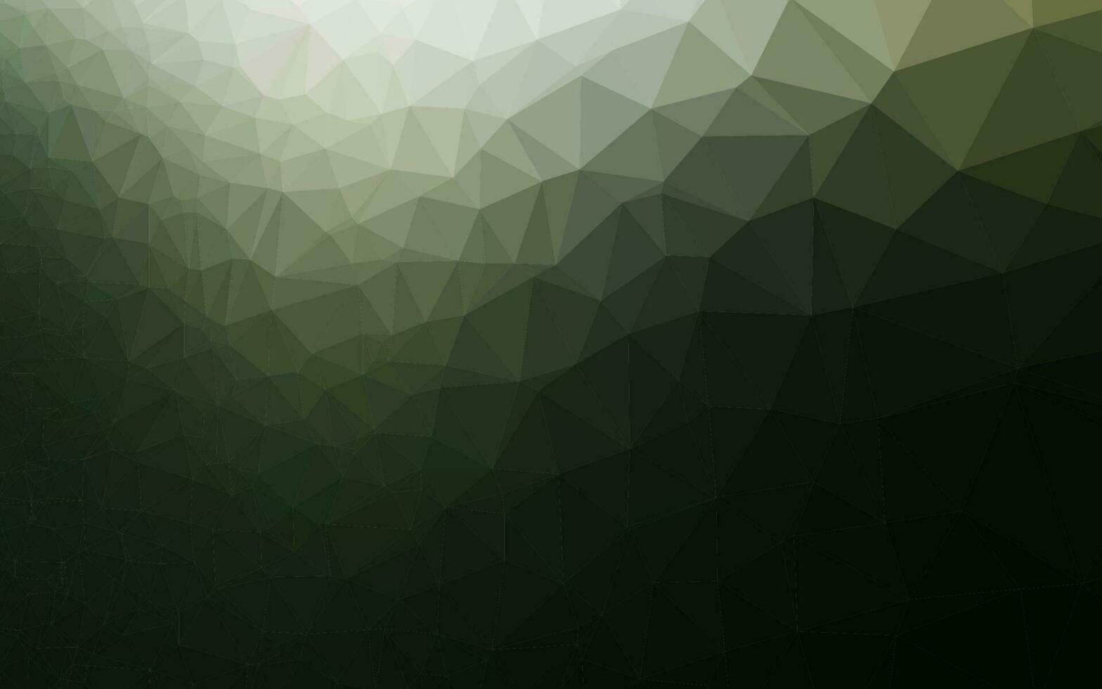 dunkelgrünes abstraktes Mosaikmuster des Vektors. vektor