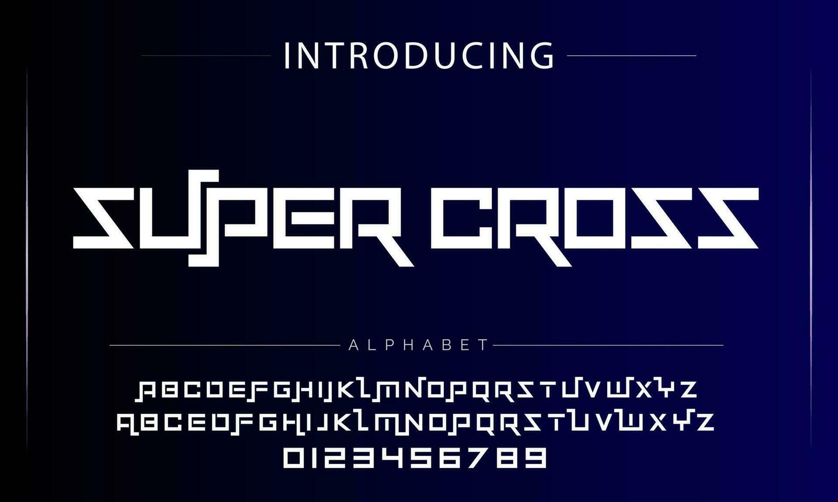 sporter minimal tech font brev uppsättning. lyx vektor typsnitt för företag. modern gaming typsnitt logotyp design.