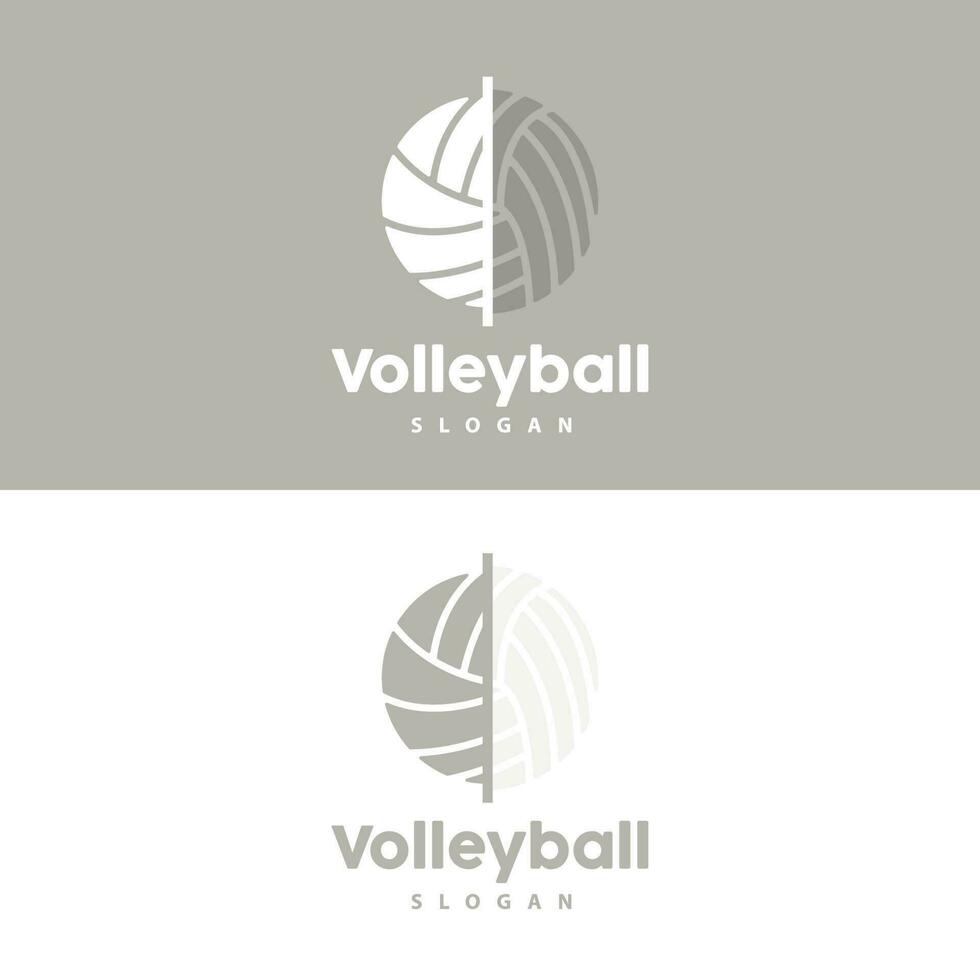 volleyboll logotyp, sport enkel design, värld sporter turnering vektor, illustration symbol ikon vektor