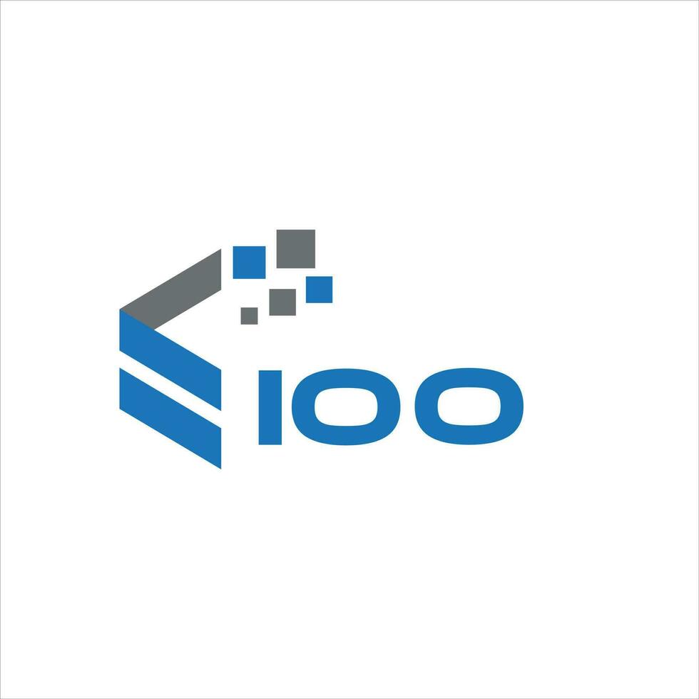 ioo brev logotyp design på vit bakgrund. ioo kreativa initialer bokstavslogotyp koncept. ioo bokstavsdesign. vektor