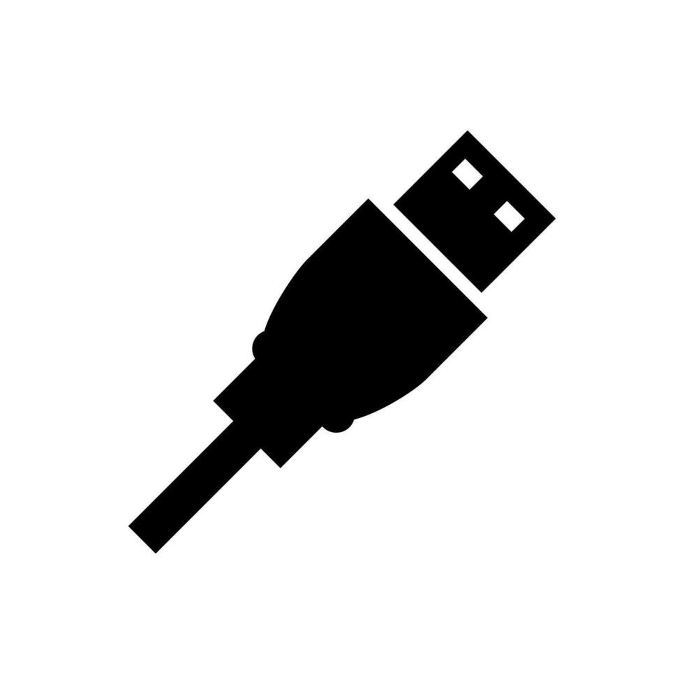 USB Symbol Vektor. Blitz Fahrt Illustration unterzeichnen. Lager Symbol. schwer Fahrt Logo. vektor