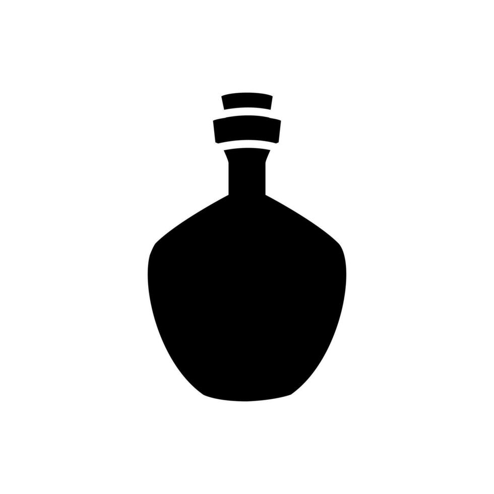 flaska ikon vektor. parfym illustration tecken. trolldryck symbol eller logotyp. vektor