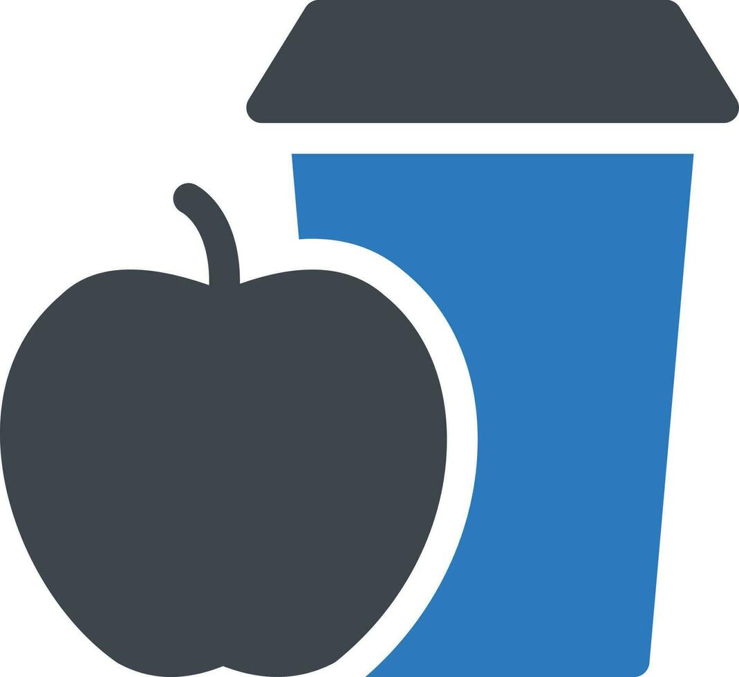 äpple mjölk vektor illustration på en bakgrund.premium kvalitet symbols.vector ikoner för begrepp och grafisk design.