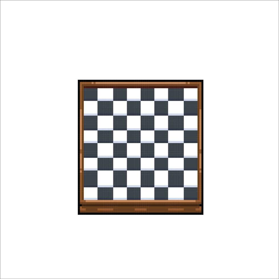 Schach Tafel im Pixel Kunst Stil vektor