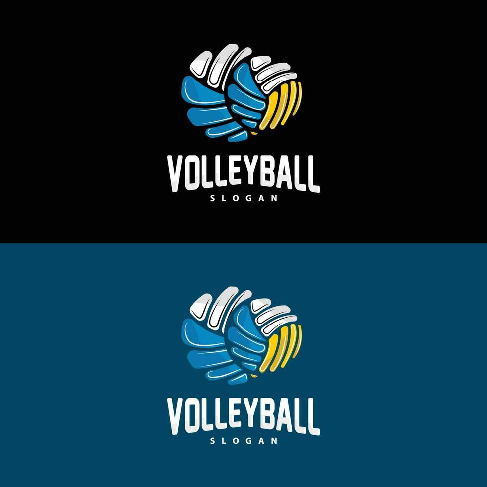 Volleyball Logo, Sport einfach Design, Welt Sport Turnier Vektor, Illustration Symbol Symbol vektor