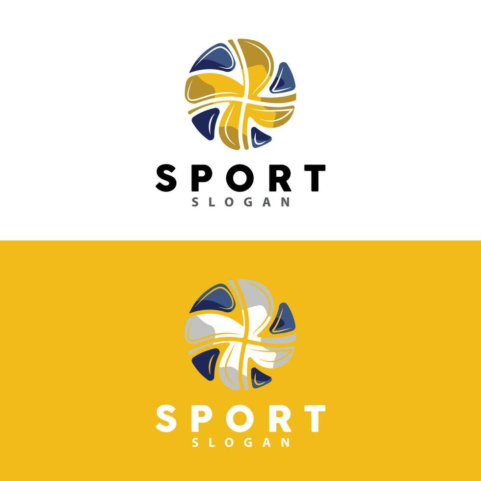 Volleyball Logo, Sport einfach Design, Welt Sport Turnier Vektor, Illustration Symbol Symbol vektor