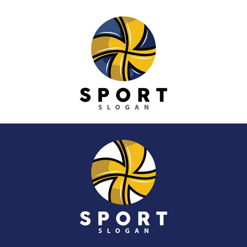 Volleyball Logo, Sport einfach Design, Welt Sport Turnier Vektor, Illustration Symbol Symbol vektor