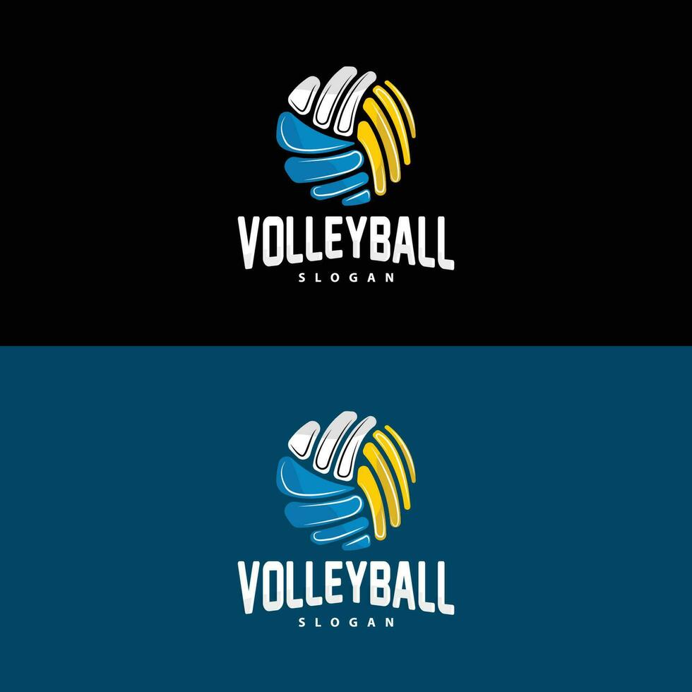 Volleyball Logo, Sport einfach Design, Welt Sport Turnier Vektor, Illustration Symbol Symbol vektor