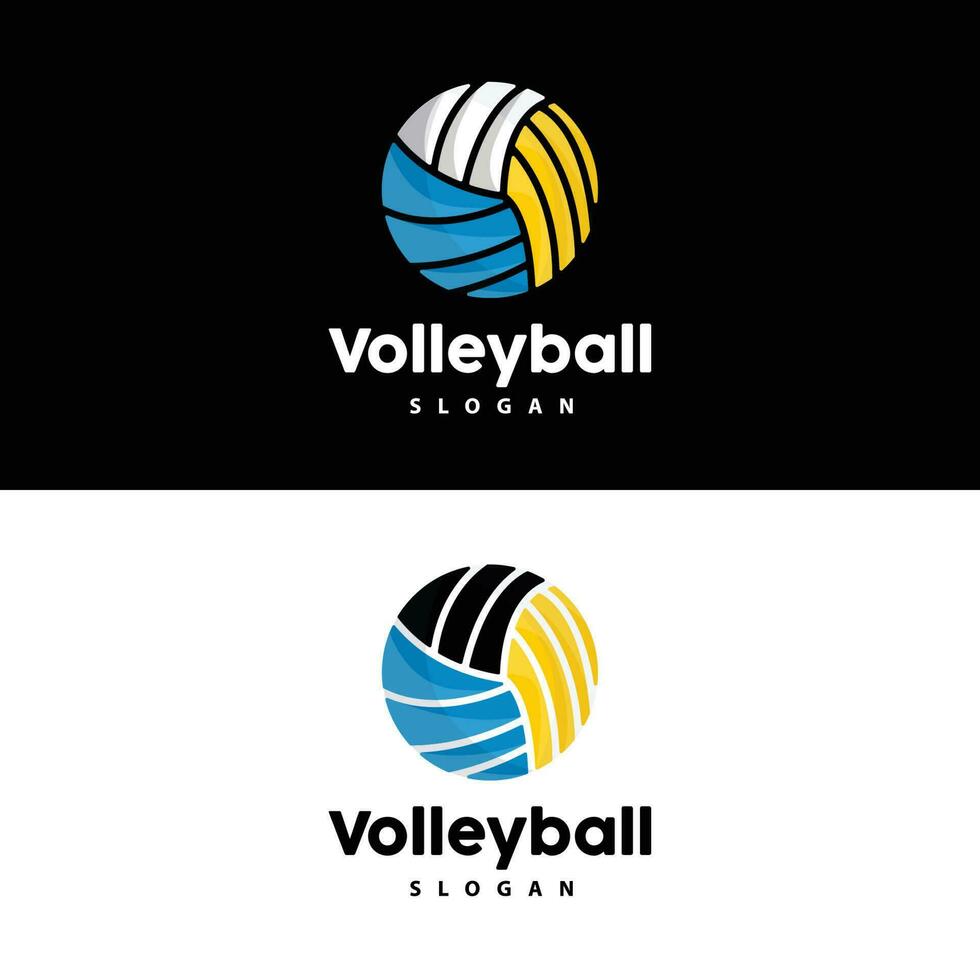 volleyboll logotyp, sport enkel design, värld sporter turnering vektor, illustration symbol ikon vektor