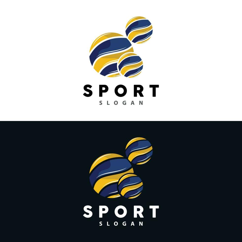 Volleyball Logo, Sport einfach Design, Welt Sport Turnier Vektor, Illustration Symbol Symbol vektor