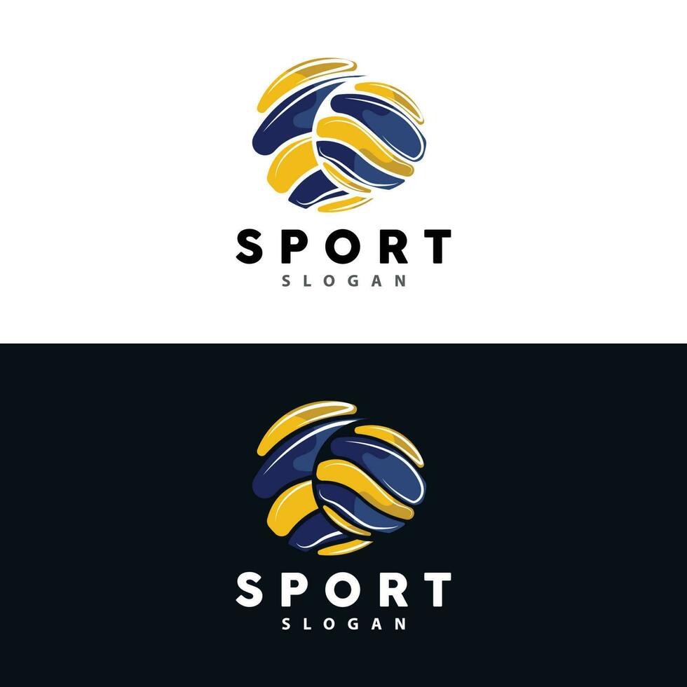 Volleyball Logo, Sport einfach Design, Welt Sport Turnier Vektor, Illustration Symbol Symbol vektor