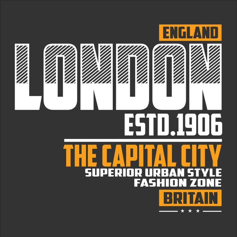 London Text, Logo, Vorlage Vektor Design