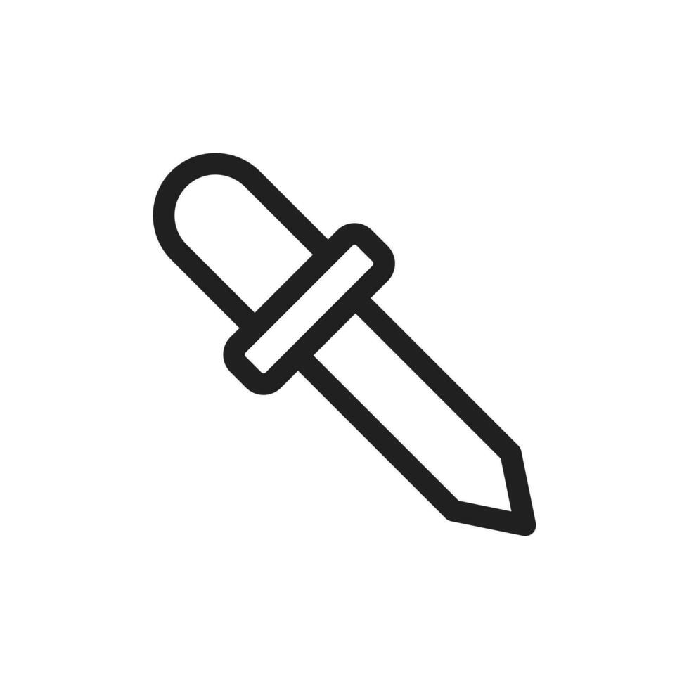 Pipette Symbol Vektor Design Illustration