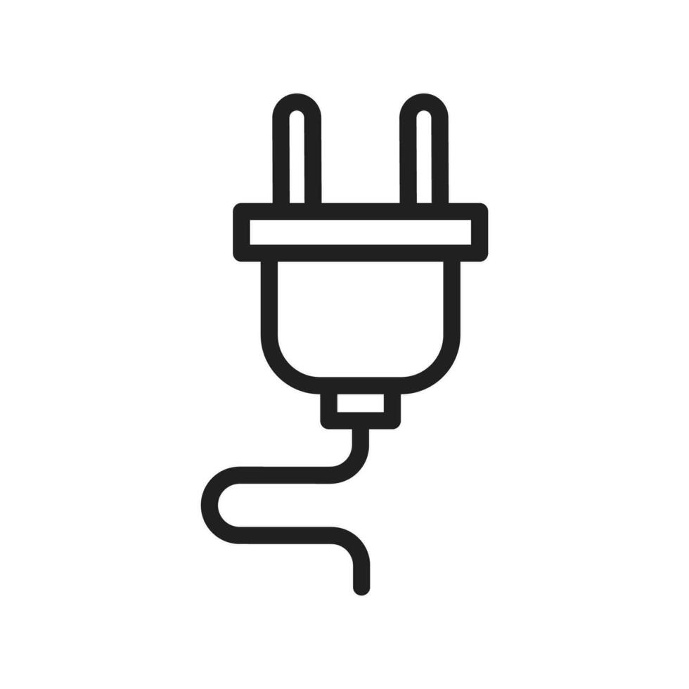 Stecker Symbol Vektor Design Illustration