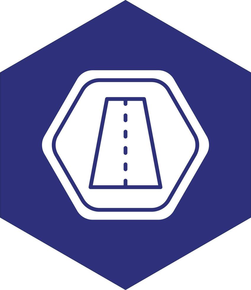 Fahrbahn Vektor Symbol Design