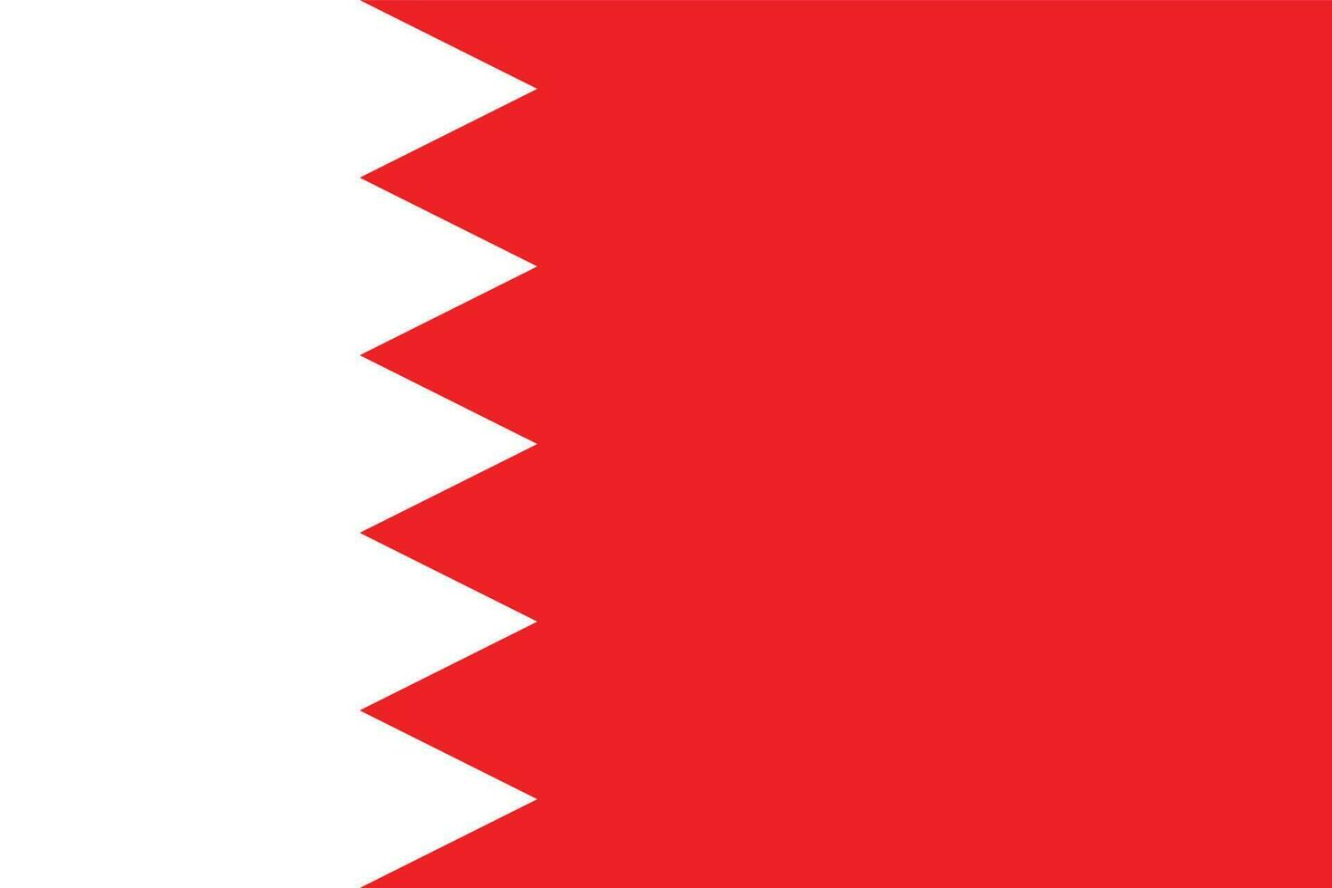 bahrain flagga vektor design Land flagga vektor full Färg