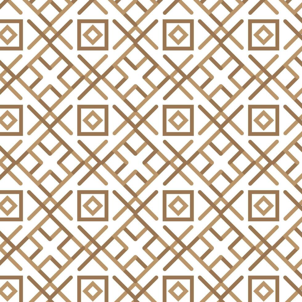 das geometrisch Muster mit Linien. nahtlos Vektor Hintergrund. Weiß und Gold Textur. Grafik modern Muster. einfach Gitter Grafik Design