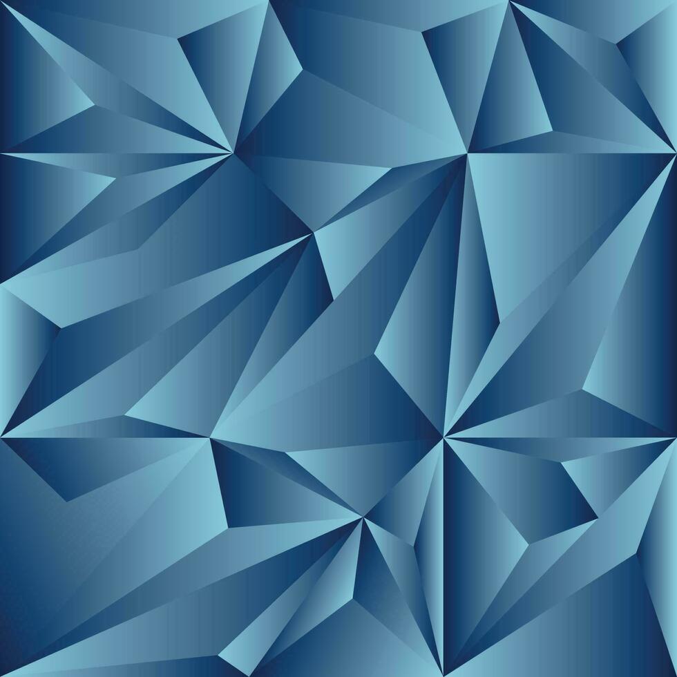 abstrakt dreieckig polygonal Facette 3d Hintergrund vektor