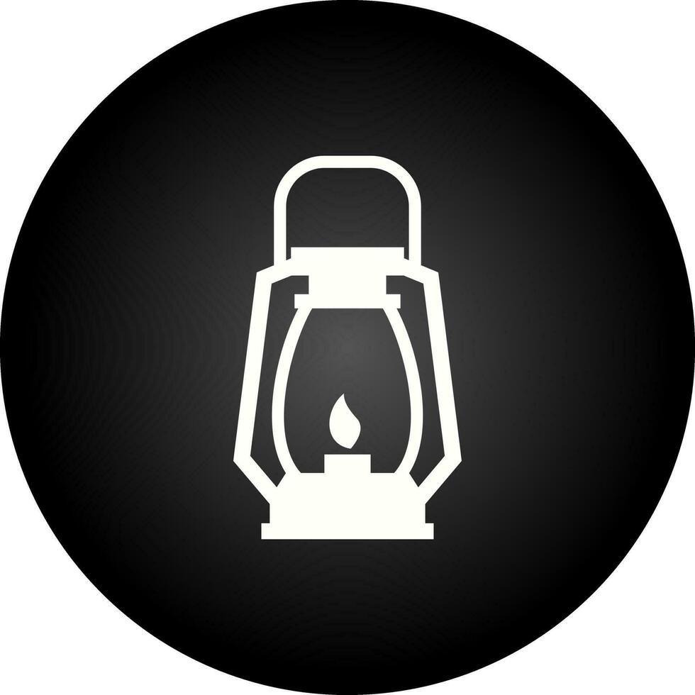 Vektorsymbol für Gaslampe vektor