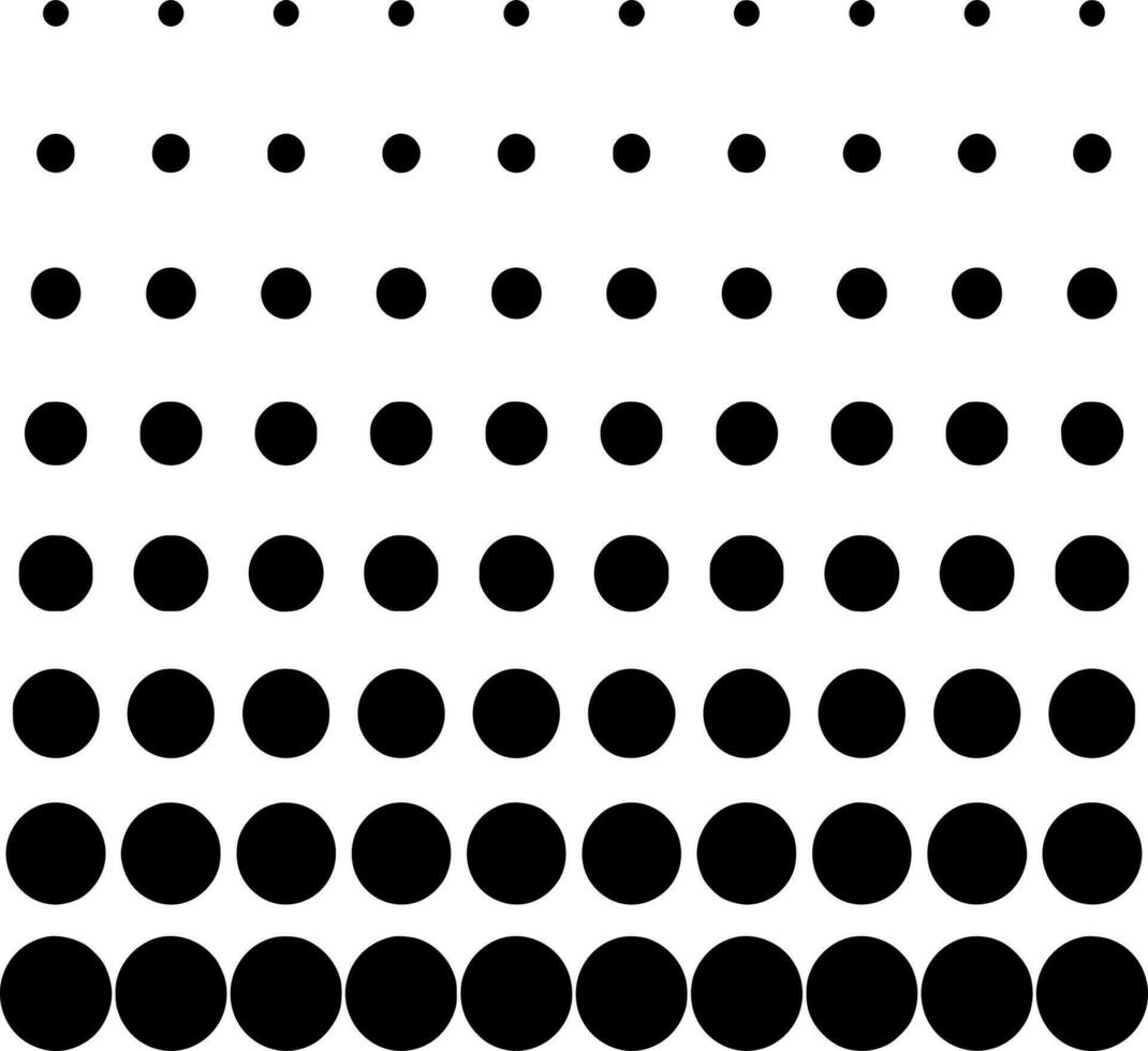 Vektor Silhouette von Punkte auf Weiß Hintergrund
