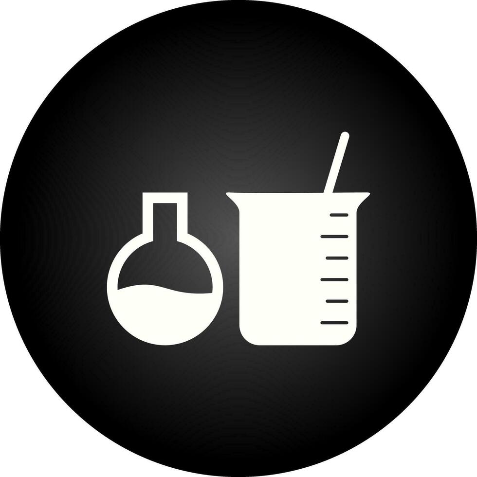 Vektorsymbol für das Mischen von Chemikalien vektor