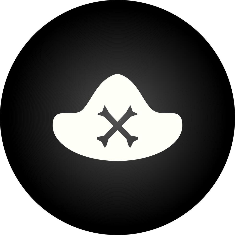 pirat hatt vektor ikon