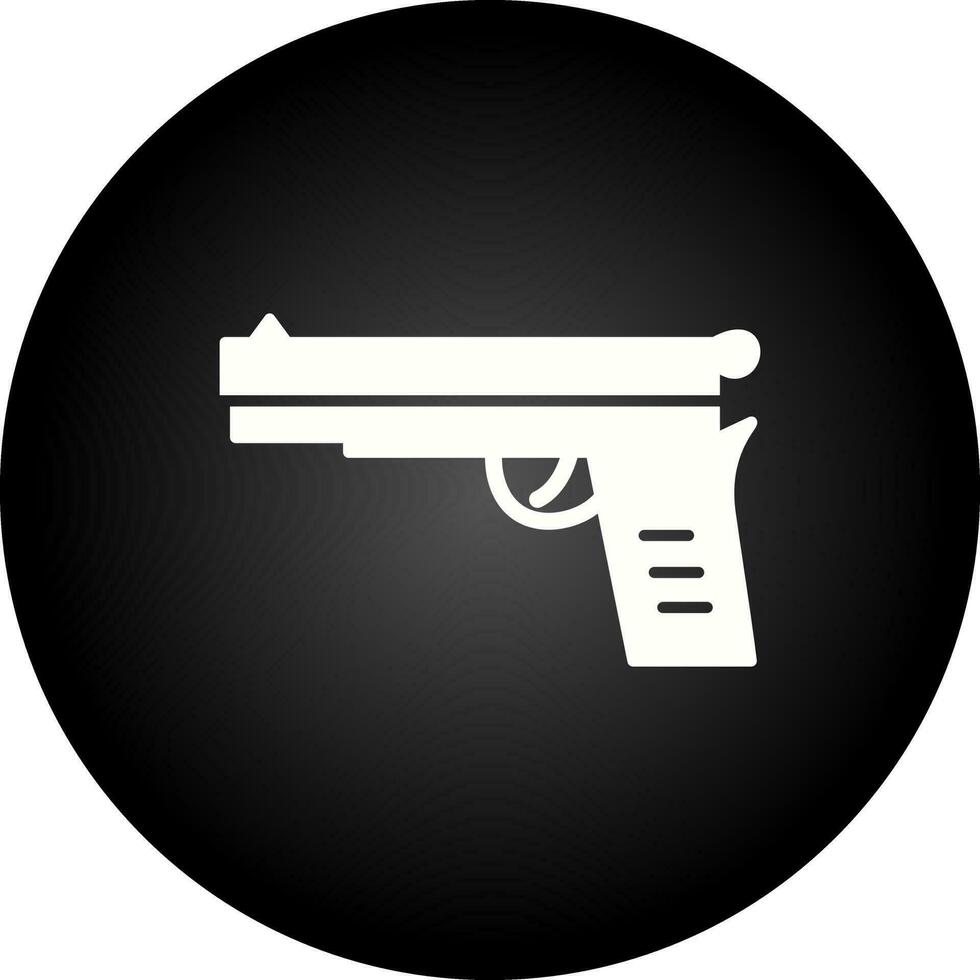 Symbol für Pistolenvektor vektor