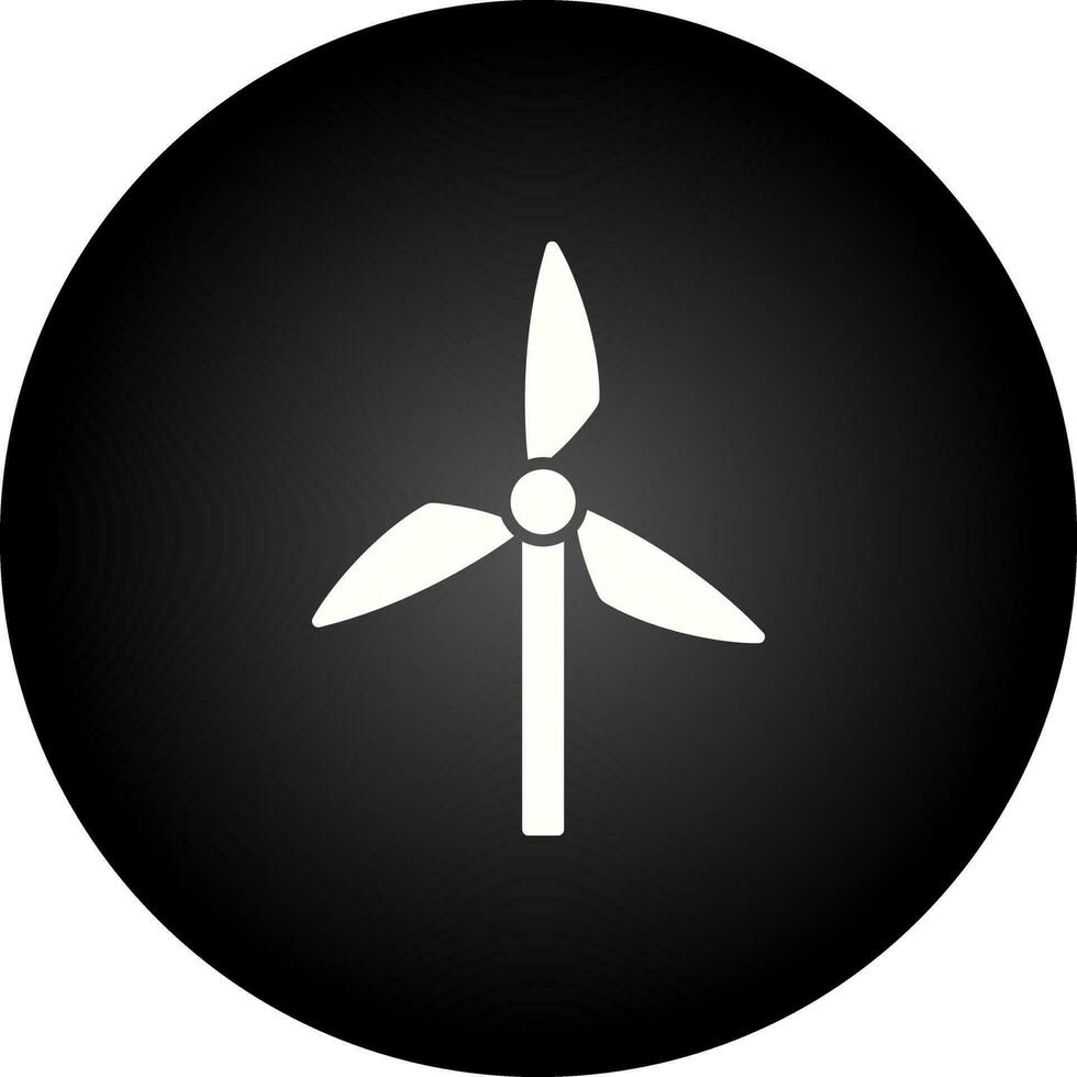 Symbol für Windmühlenvektor vektor