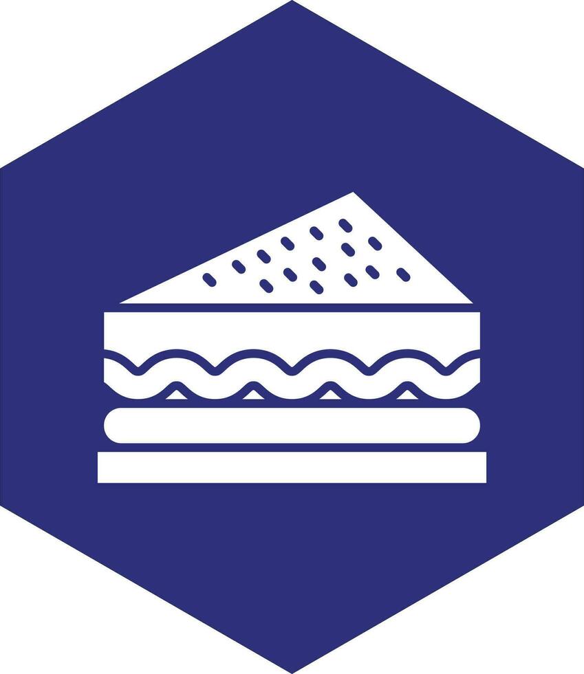 Sandwich-Vektor-Icon-Design vektor