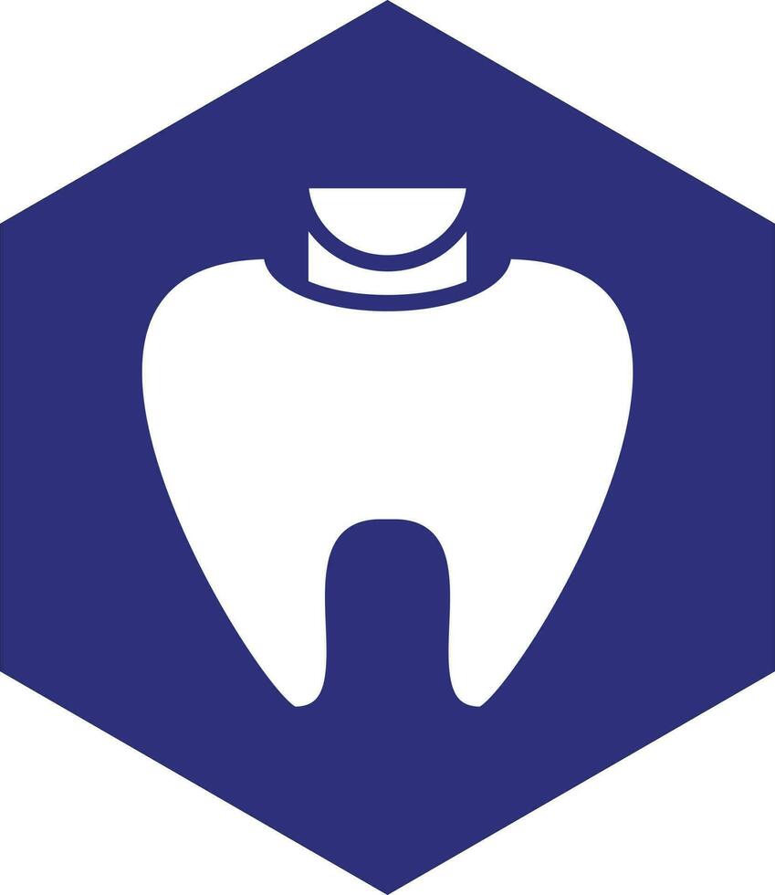 Dental Füllung Vektor Symbol Design