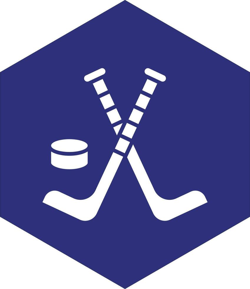 Eishockey-Vektor-Icon-Design vektor