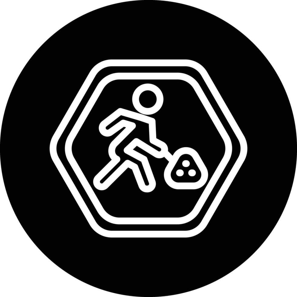 Straße Arbeit Vektor Symbol Design