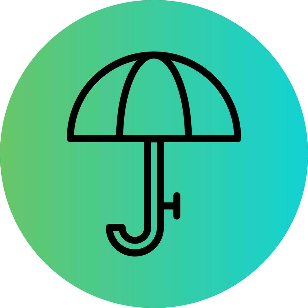 Regenschirm-Vektor-Icon-Design vektor