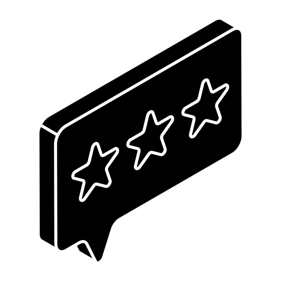 Feedback Glyphe Symbol, editierbar Vektorweb vektor