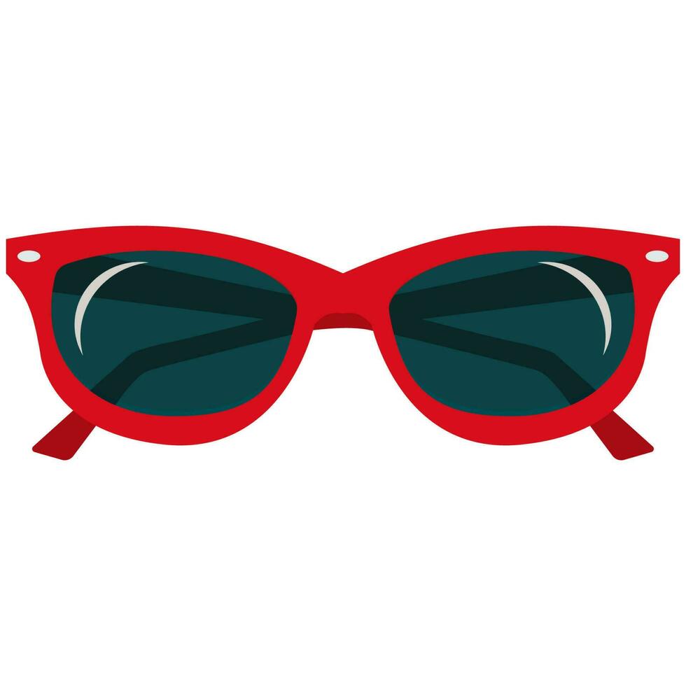 rot Sonnenbrille Vektor Symbol