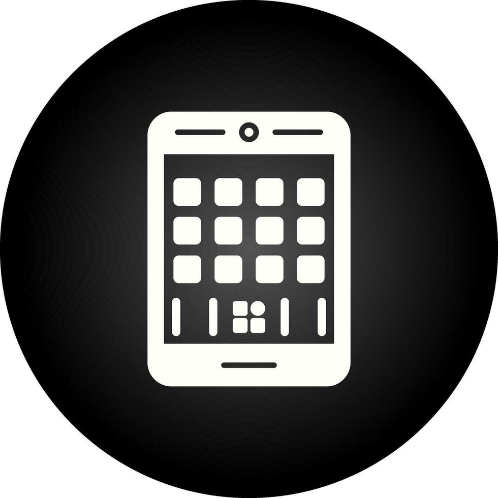 Handy-App-Vektorsymbol vektor