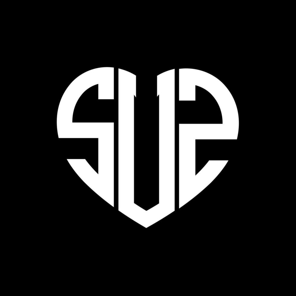 Suz kreativ Liebe gestalten Monogramm Brief Logo. Suz einzigartig modern eben abstrakt Vektor Brief Logo Design.
