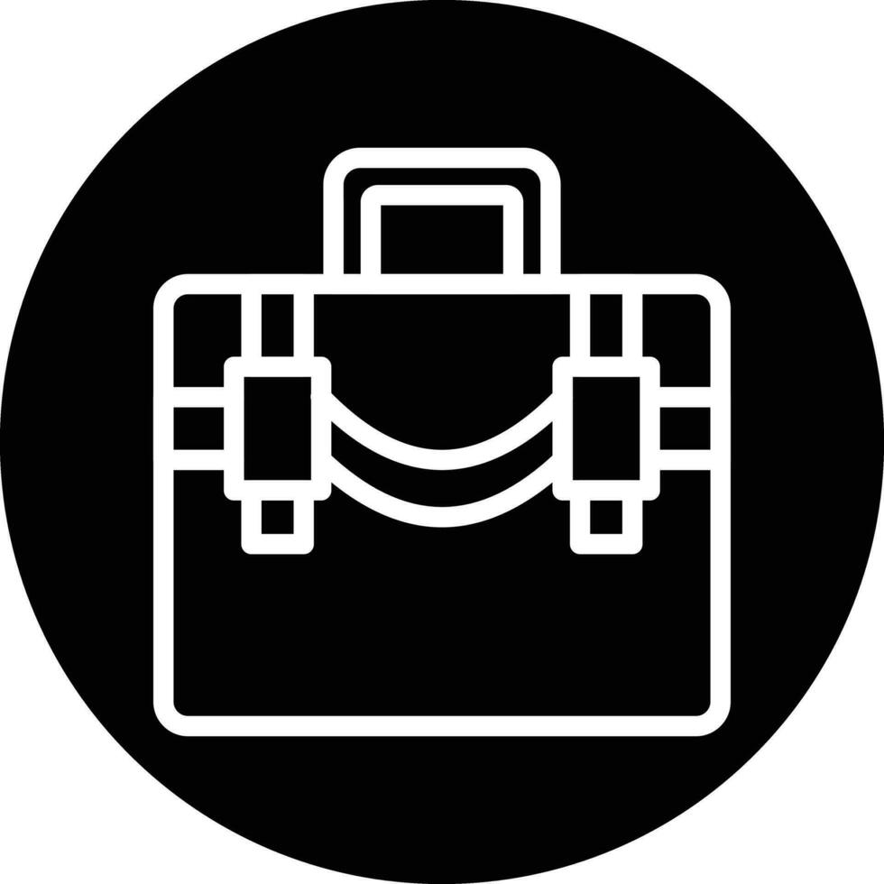 Koffer-Vektor-Icon-Design vektor